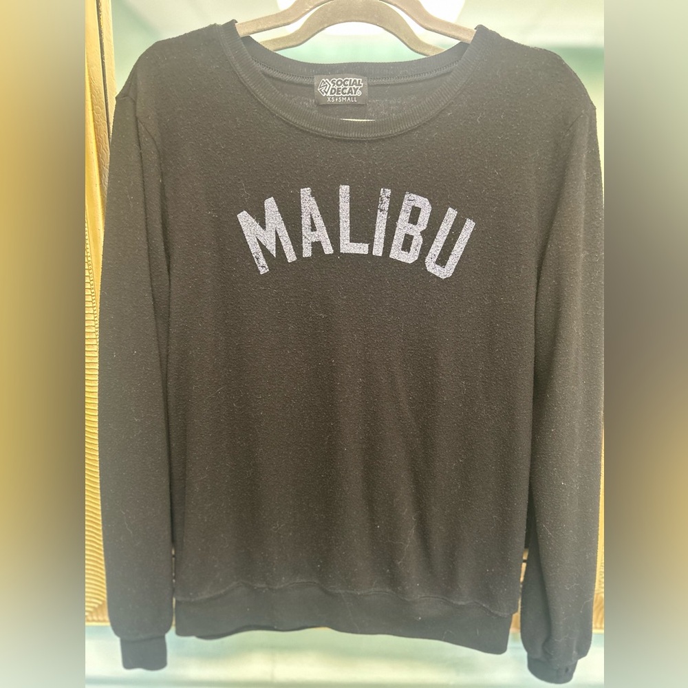 Black Malibu lounge Sweatshirt